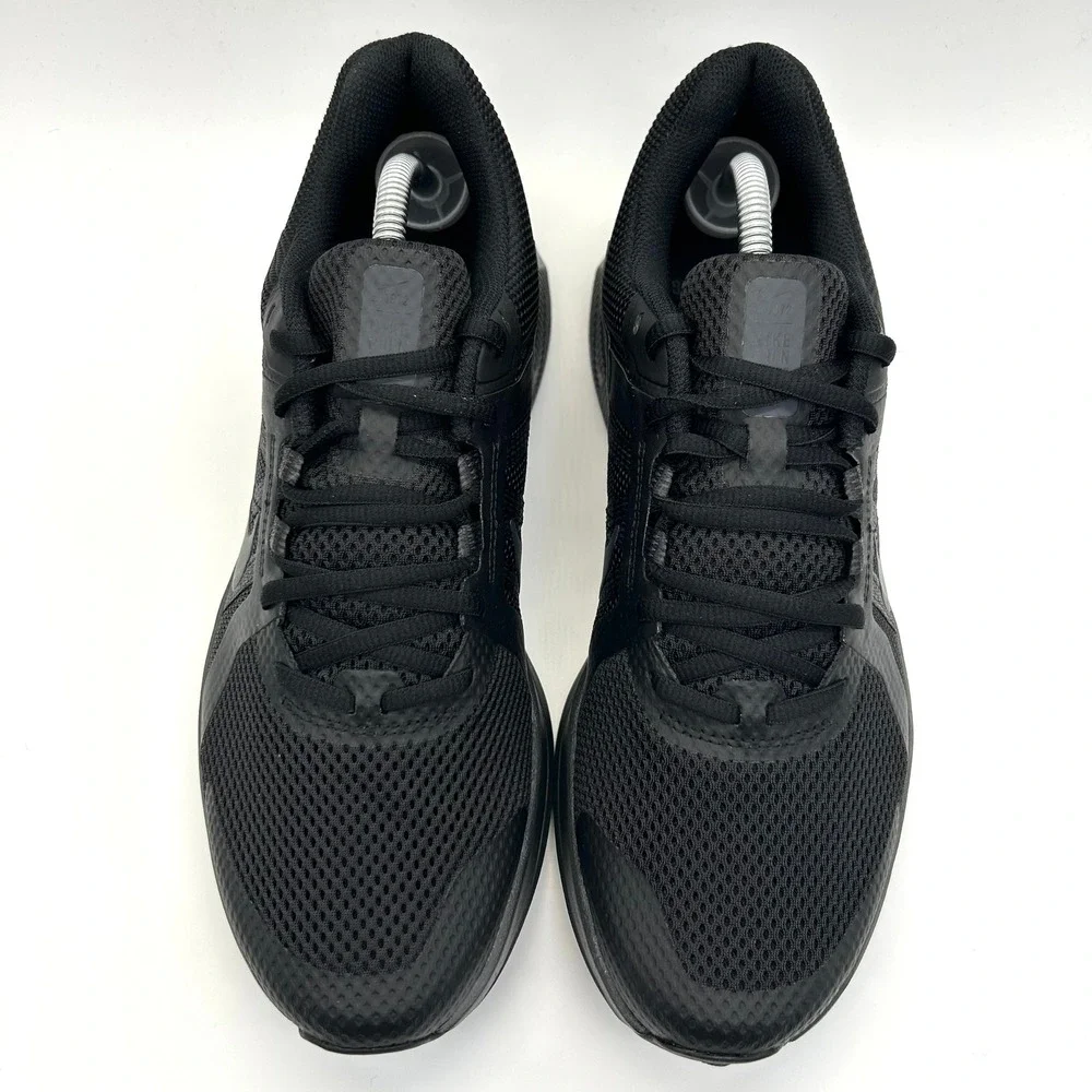 Nike Run Swift 2 Shoes Mens 10 Black Running Shoes CU3517-002 Triple Black Mesh